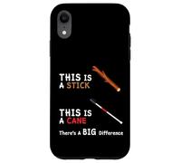 Questo è un giorno di sensibilizzazione della canna bianca con grande differenza Custodia per iPhone XR
