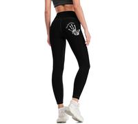 Questo è un leggings con nome personalizzato, questo appartiene a leggings divertenti personalizzati, regalo personalizzato per le donne, nero, XS/XL