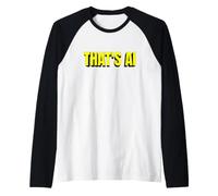 Questo è Un Meme Divertente con intelligenza Artificiale Maglia con Maniche Raglan