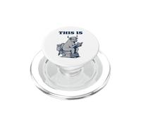 Questo è un toro, divertente lettura sulla toilette, grafica umoristica PopSockets PopGrip per MagSafe