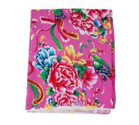 Questo elegante cotone stampato in stile cinese è la scelta perfetta per i creativi della moda che cercano di fare una dichiarazione (fiore rosa)