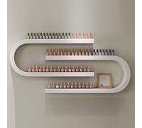 Questo espositore da Parete per flaconi di Smalto è Adatto all'Uso in saloni di Bellezza, Centri estetici e Centri per la Cura delle Unghie, Anche Come diffusore di Oli Essenziali e profumi.