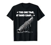Questo Flauto Divertente per Camp One Time at Band Camp Pie Maglietta