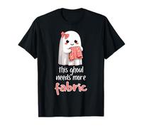 Questo Ghoul ha Bisogno di più Tessuto Cucito Quilting Fantasma Halloween Maglietta