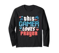 Questo Giocatore AMA la Preghiera e la Fede Lettore di Videogiochi Maglia a Manica