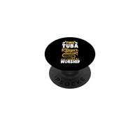 Questo giocatore di Tuba è stato creato per il culto cristiano PopSockets PopGrip Adesivo