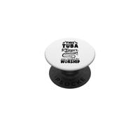 Questo giocatore di Tuba è stato creato per il culto cristiano PopSockets PopGrip Adesivo