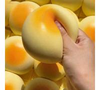 Questo giocattolo a forma di pane ha un effetto di rimbalzo lento con una texture morbida e appiccicosa, offrendo un'esperienza molto rilassante. Quando viene premuto, rimbalza delicatamente, allevian