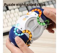 Questo giocattolo puzzle 3D cilindrico altamente impegnativo presenta perline colorate rotanti e un design di gioco scorrevole creativo, che può aiutare a ridurre lo stress e allenare la concentrazion