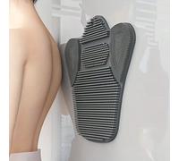 Questo grande spazzolone multifunzionale con ventosa per la schiena presenta setole morbide per una pulizia profonda e un massaggio. Il design confortevole è adatto per il bagno o il bagno dei piedi, 