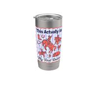 questo in realtà è il mio primo cowboy occidentale rodeo Bicchiere termico in acciaio inox doppia parete