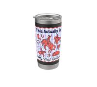 questo in realtà è il mio primo cowboy occidentale rodeo Bicchiere termico in acciaio inox doppia parete