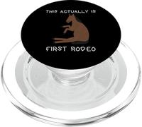 Questo in realtà è il mio primo rodeo divertente cowboy umorismo occidentale PopSockets PopGrip per MagSafe