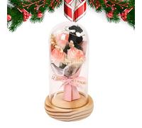 Questo in una cupola su sotto il esprime il tuo amore e scorre romanticismo - bellezza e la Light Up - fiori fatti a mano con cupola di fiori artificiali regalo