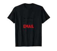 Questo Incontro avrebbe dovuto Essere Un Ufficio Divertente e-Mail Maglietta, Uomo, Nero, L