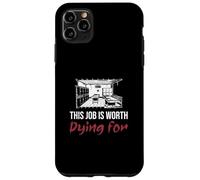 Questo lavoro vale la pena morire per i tecnici dell'autopsia scientifica mortuaria Custodia per iPhone 11 Pro Max