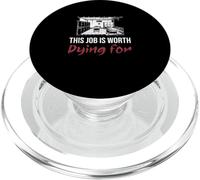 Questo lavoro vale la pena morire per i tecnici dell'autopsia scientifica mortuaria PopSockets PopGrip per MagSafe