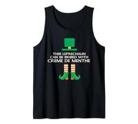 Questo leprechaun può essere corrotto con Creme De Menthe Paddy Day Canotta