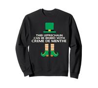 Questo leprechaun può essere corrotto con Creme De Menthe Paddy Day Felpa