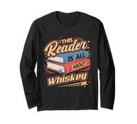 Questo Lettore è Tutto sul Whisky | Libro e Umorismo borbonico Maglia a Manica