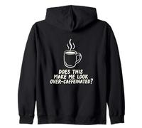 Questo Mi Fa Guardare Oltre Caffeinated Coffee Barista Felpa con Cappuccio