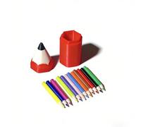 Questo mini set di matite colorate da 13 pezzi è perfetto per case delle bambole e scene in miniatura fai da te. Le matite colorate ultra realistiche sono dotate di una mini scatola portaoggetti