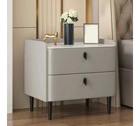Questo Moderno Comodino con cassetti, in Legno e con Gambe in Metallo, è Facile da Montare ed è Perfetto per la Camera da Letto e Il Soggiorno. È Un Mobile Elegante, Ideale Anche per Piccoli
