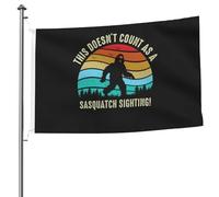 Questo Non Conta Come Un Avvistamento Di Sasquatch Bandiera Da Cortile Durevole Bandiere Da Giardino Divertente Garden Flag Per Interni Patio Fattoria 90X150 Cm