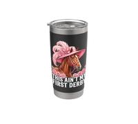 Questo non è il mio primo Derby Horse Racing Equestrian Lover Bicchiere termico in acciaio inox doppia parete