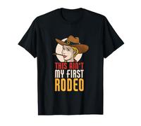 Questo Non è Il Mio Primo Rodeo Bull Riding Maglietta con Stampa Grafica Economica