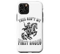 Questo non è il mio primo Rodeo Cowboy Howdy Wild West Horseback Custodia per iPhone 11 Pro