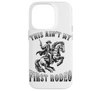 Questo non è il mio primo Rodeo Cowboy Howdy Wild West Horseback Custodia per iPhone 14 Pro