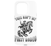 Questo non è il mio primo Rodeo Cowboy Howdy Wild West Horseback Custodia per iPhone 15 Pro