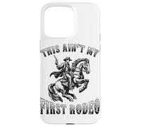 Questo non è il mio primo Rodeo Cowboy Howdy Wild West Horseback Custodia per iPhone 15 Pro Max