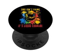 Questo non è Paint It's Liquid Courage Paintball PopSockets PopGrip Adesivo