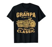 Questo nonno non è vecchio, è un classico e divertente motore motociclistico Maglietta