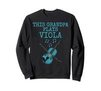 Questo nonno suona la viola, violista violinista Felpa