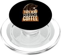 Questo orso ha bisogno di caffè - caffè divertente PopSockets PopGrip per MagSafe