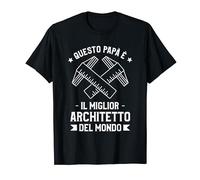 Questo Papà È Il Miglior Architetto Del Mondo Maglietta