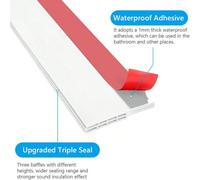 Questo paraspifferi per porte è molto pratico! Realizzato in materiali di alta qualità, è adatto per vari spazi tra le porte. Installazione facile e rapida. Può bloccare efficacemente l'aria fredda, m