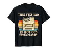 Questo Passo papà non è vecchio Hes Un Classico Retro Music Cassette Maglietta