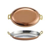 Questo Piatto Ovale in Acciaio Inox con Doppio Manico, Lungo 30 cm, può Essere utilizzato Come Piatto da Pesce, Piatto da antipasto o Piatto da Snack. È Perfetto per servire Aragosta, Sushi,