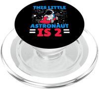 Questo piccolo astronauta è il 2° compleanno fuori spazio Bday PopSockets PopGrip per MagSafe