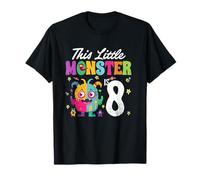 Questo piccolo mostro è una festa per l'ottavo compleanno Baby Monster Maglietta