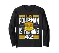 Questo Poliziotto compie 42 Anni per Il Poliziotto Maglia a Manica