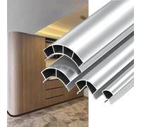 Questo Profilo di riempimento per Bordi ad Arco di armadi, Rivestimento angolare a Quarto di Cerchio per Pannelli in Legno da 18 mm, R18/R35/R50/R70/R80/R100, 35,4 pollici/90 cm
