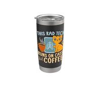 Questo Rad Tech funziona su gatti e tecnici di radiologia del caffè Bicchiere termico in acciaio inox doppia parete