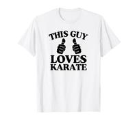 Questo Ragazzo AMA Il Karate Due Pollici Maglietta