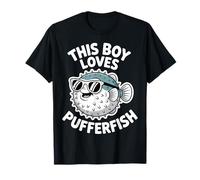 Questo Ragazzo AMA Il Pesce Palla Maglietta