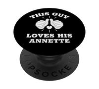 Questo ragazzo ama la sua Annette PopSockets PopGrip Adesivo